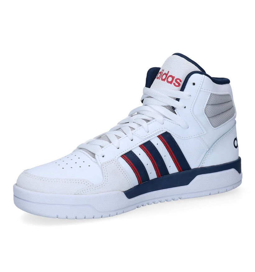 adidas Entrap Mid Baskets en Blanc en cuir (301433)