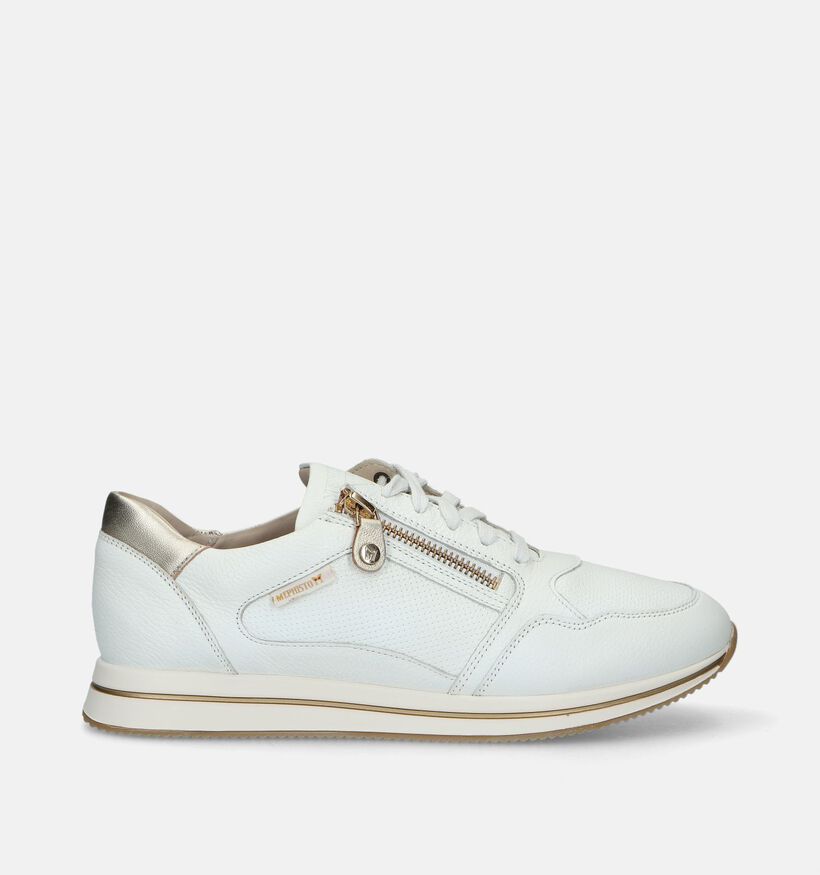 Mephisto Leenie Witte Sneakers voor dames (338994) - geschikt voor steunzolen