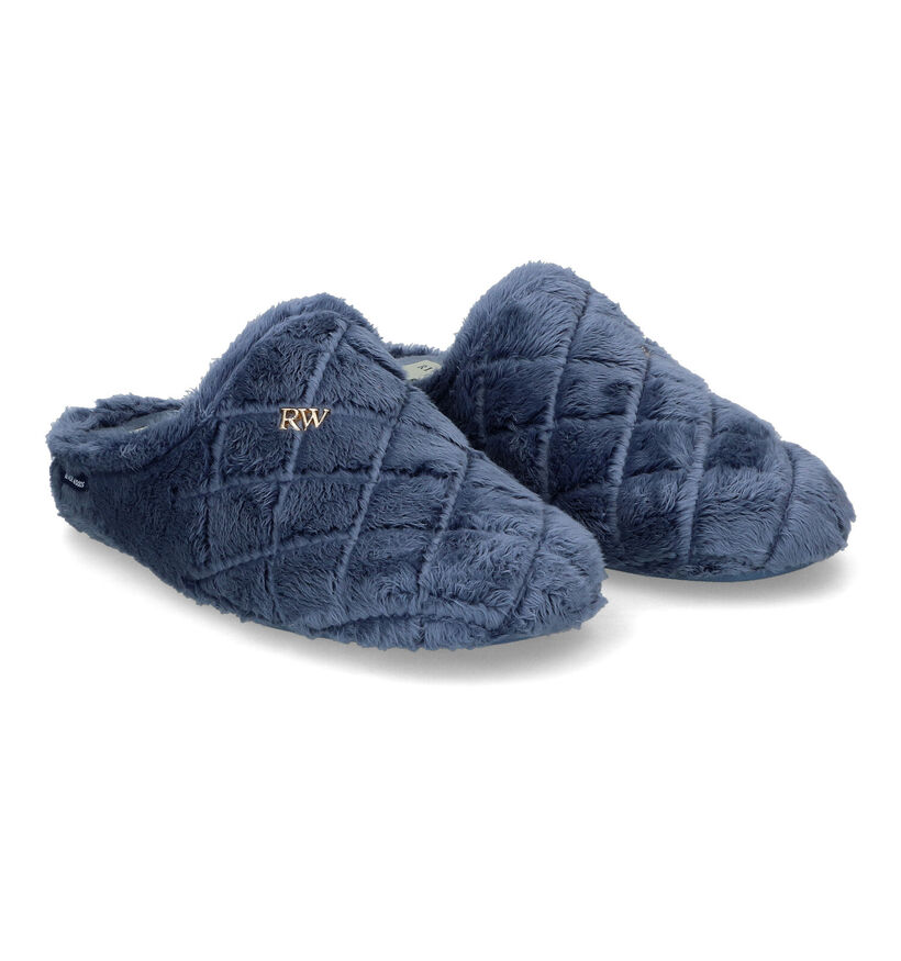 River Woods Isabeau Beige Pantoffels in stof (316033)