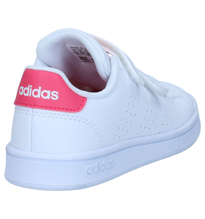 adidas Advantage C Witte Sneakers voor meisjes (319539) - geschikt voor steunzolen