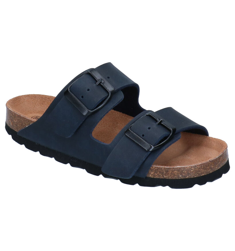 Hampton Bays Blauwe Slippers in kunstleer (284368)