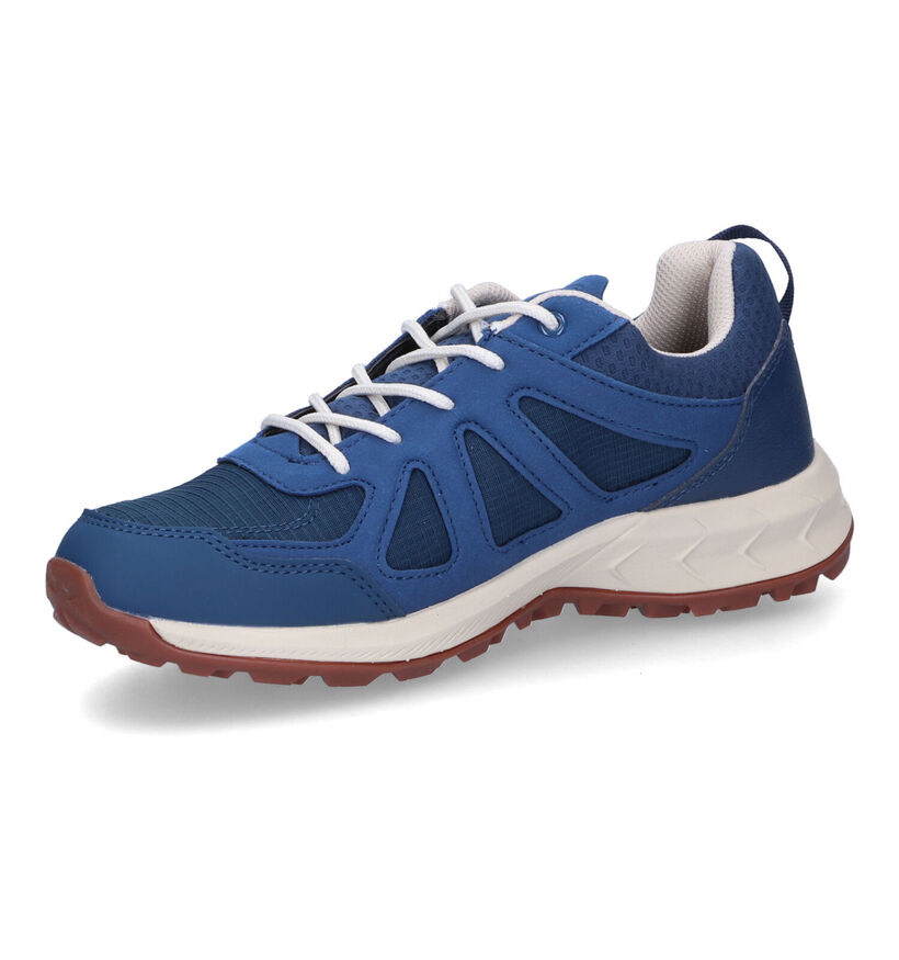 Jack Wolfskin Woodland 2 Texapore Chaussures de marche en Bleu pour femmes (302180) - pour semelles orthopédiques