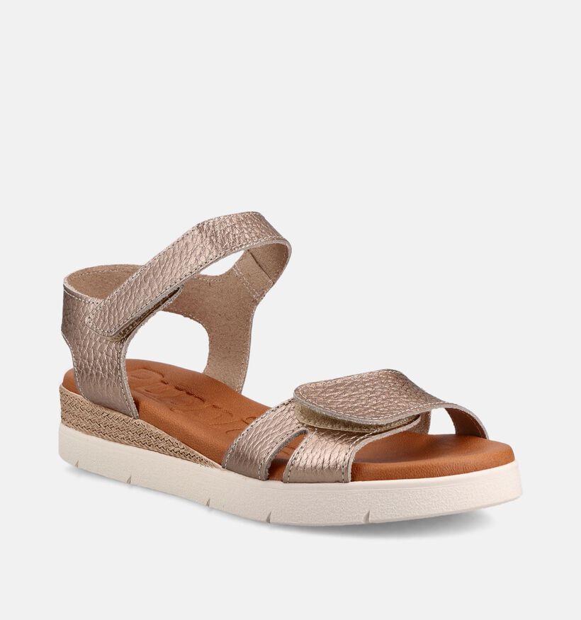 Hush Puppies Dartos Sandales compens&eacute;es en Or pour femmes (370578)