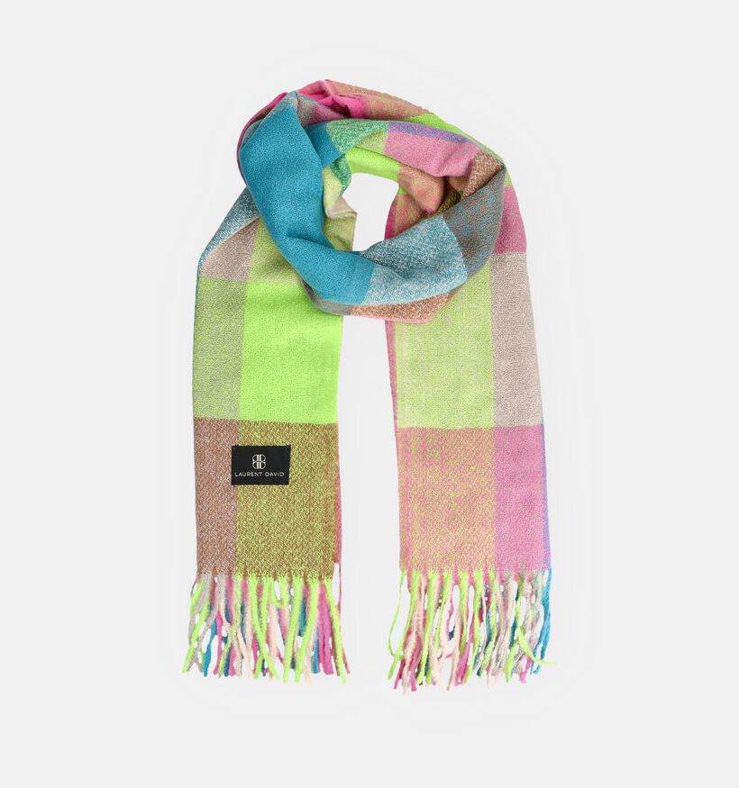 Laurent David Gele/Roze Sjaal voor dames (366346)