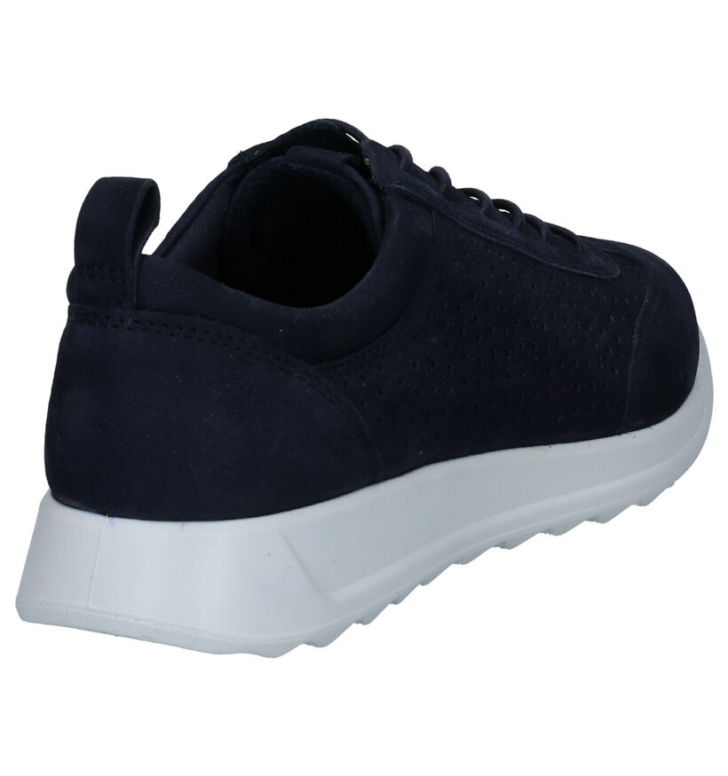 ECCO Flexure Runner Veterschoenen Blauw in nubuck (269705)