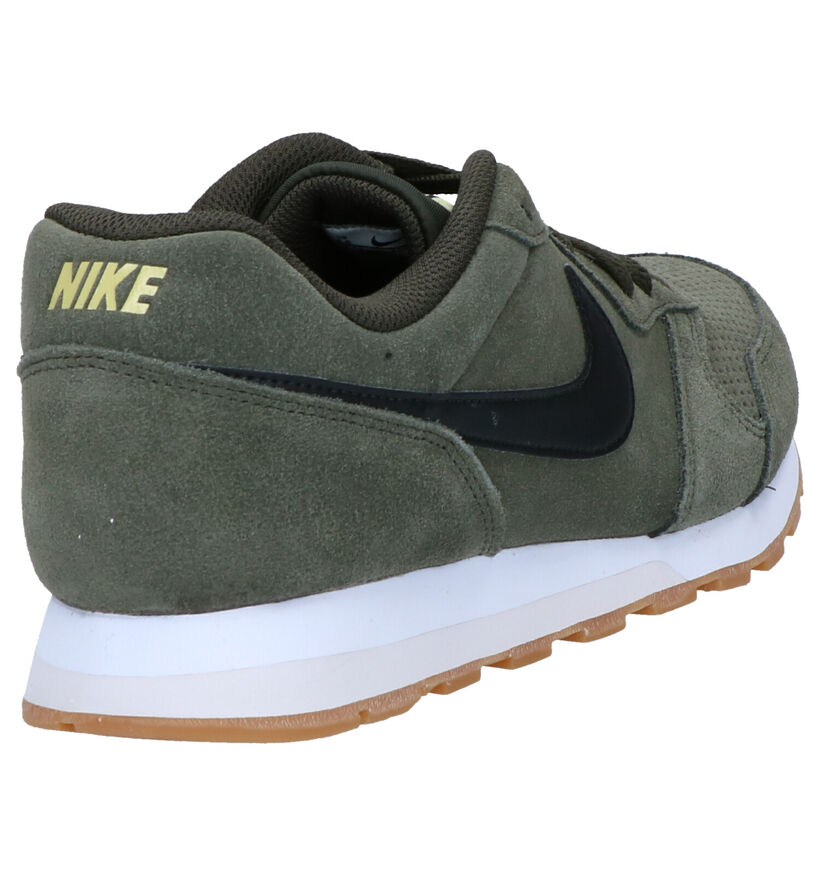 Nike MD Runner 2 Suede Baskets en Kaki en daim (261709)