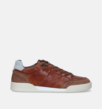 Veterschoenen cognac