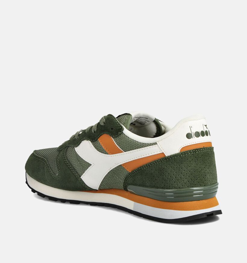 Diadora Camaro M2 Baskets en Vert kaki pour hommes (361378) - pour semelles orthopédiques