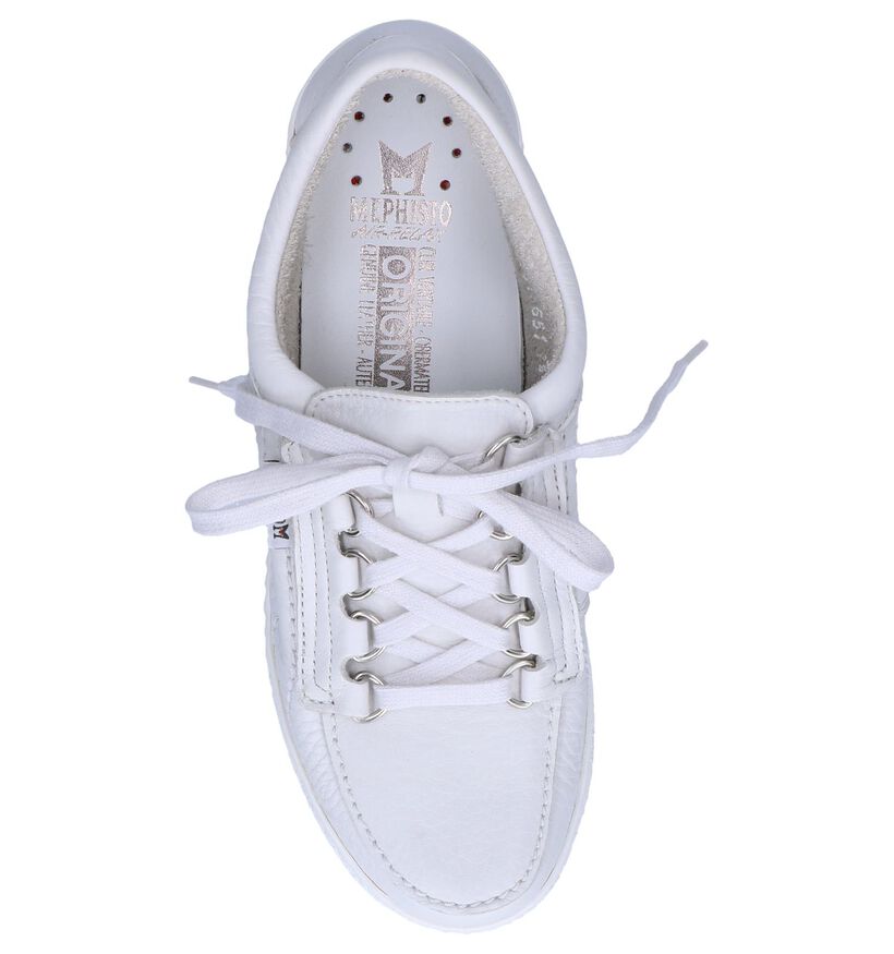 Witte Veterschoenen Mephisto Lady in leer (246533)