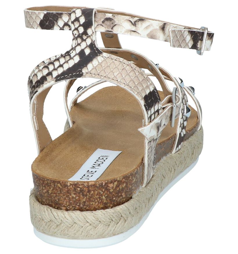 Steve Madden Array Beige Sandalen in leer (245276)