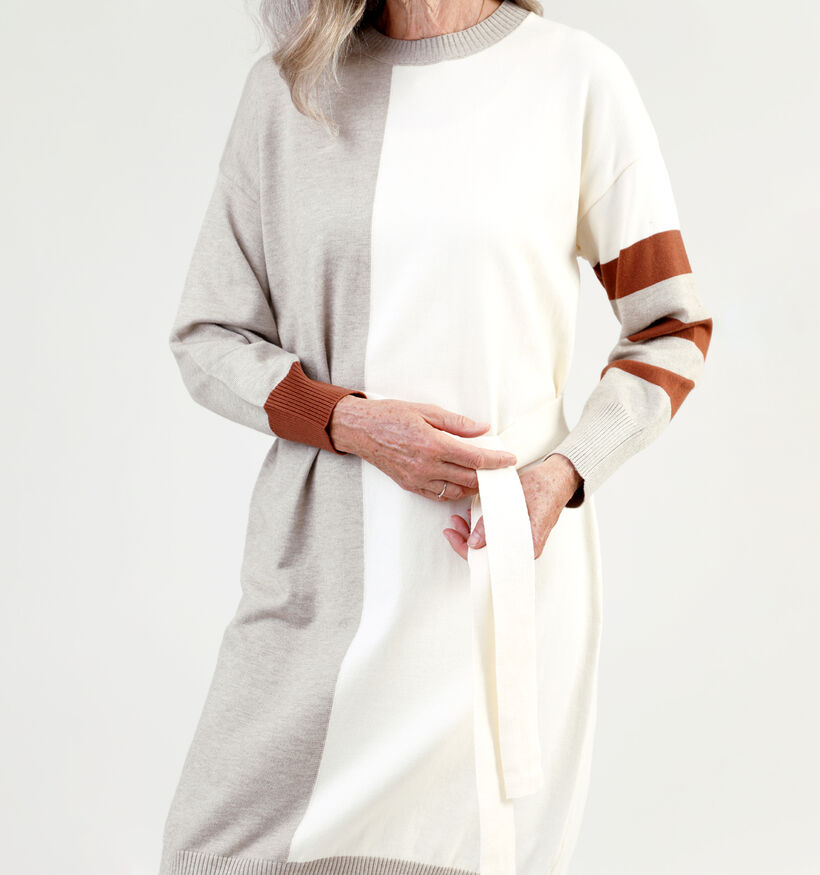 Dolce C. Robe pull en Écru pour femmes (340387)