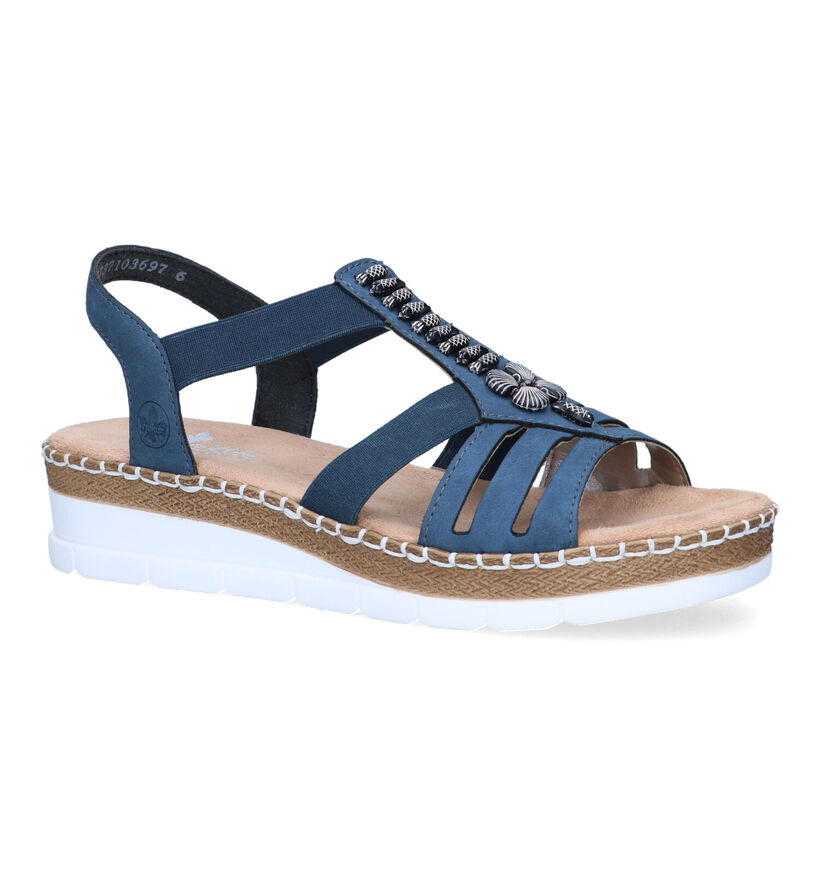 Rieker Blauwe Sandalen voor dames (323673)