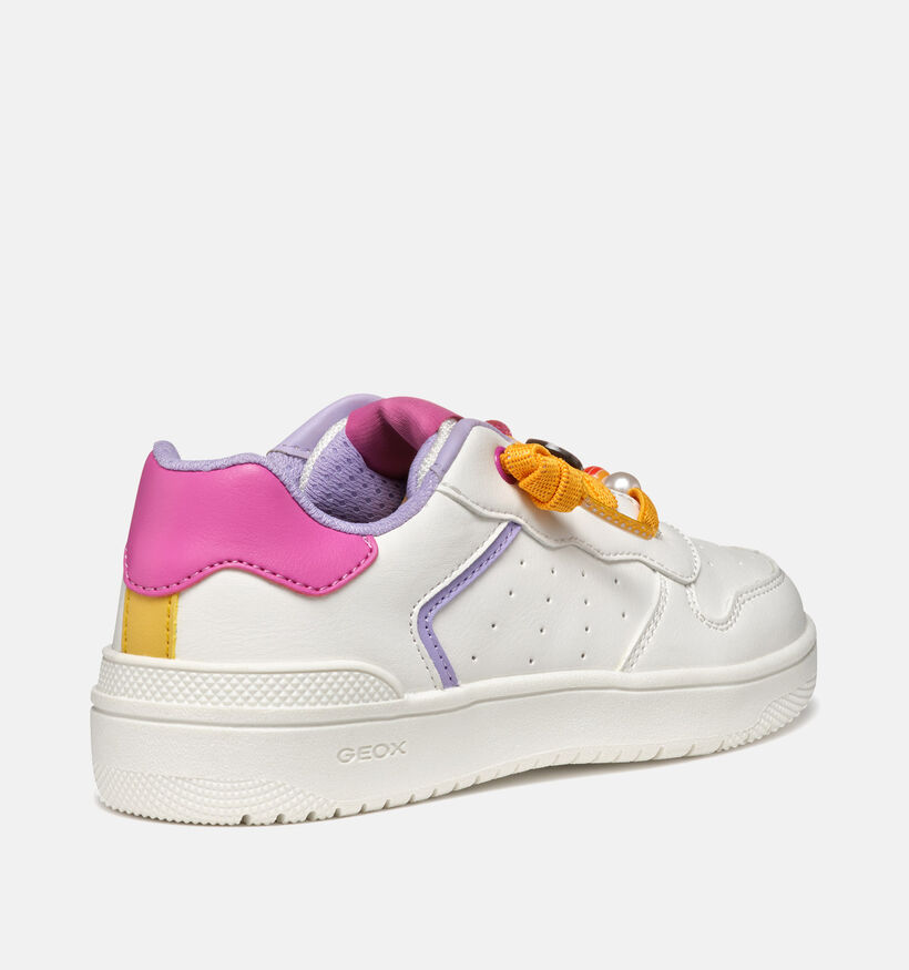 Geox Washiba Witte Sneakers voor meisjes (356416) - geschikt voor steunzolen