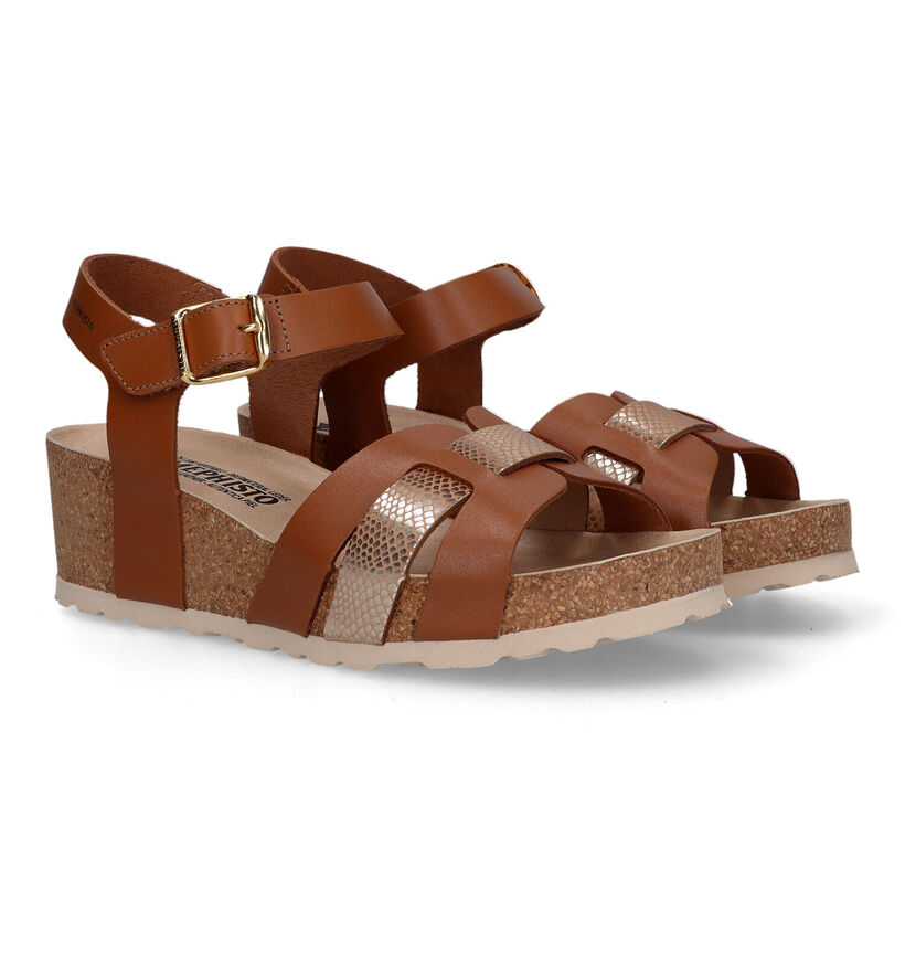 Mephisto Verana Cognac Sandalen voor dames (323480)