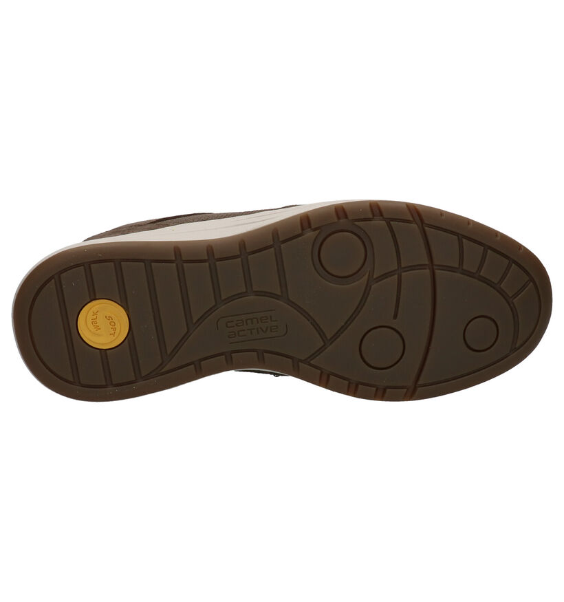 Camel Active Fusion Chaussures à lacets en Taupe en textile (271299)