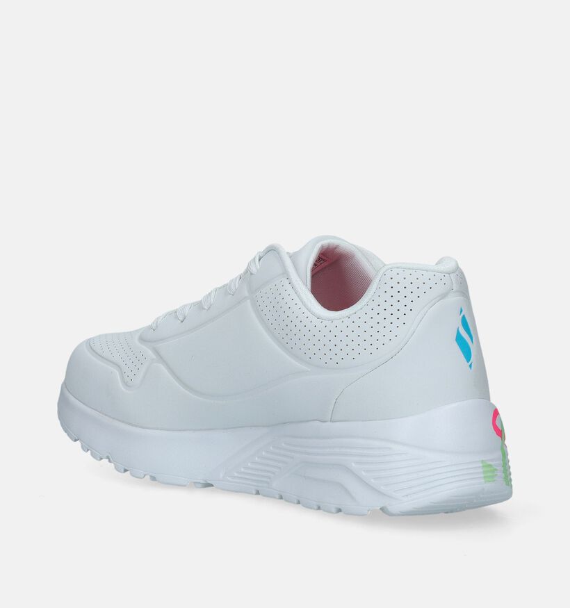 Skechers X Jgoldcrown Uno Lite Baskets en Blanc pour filles (350338) - pour semelles orthopédiques