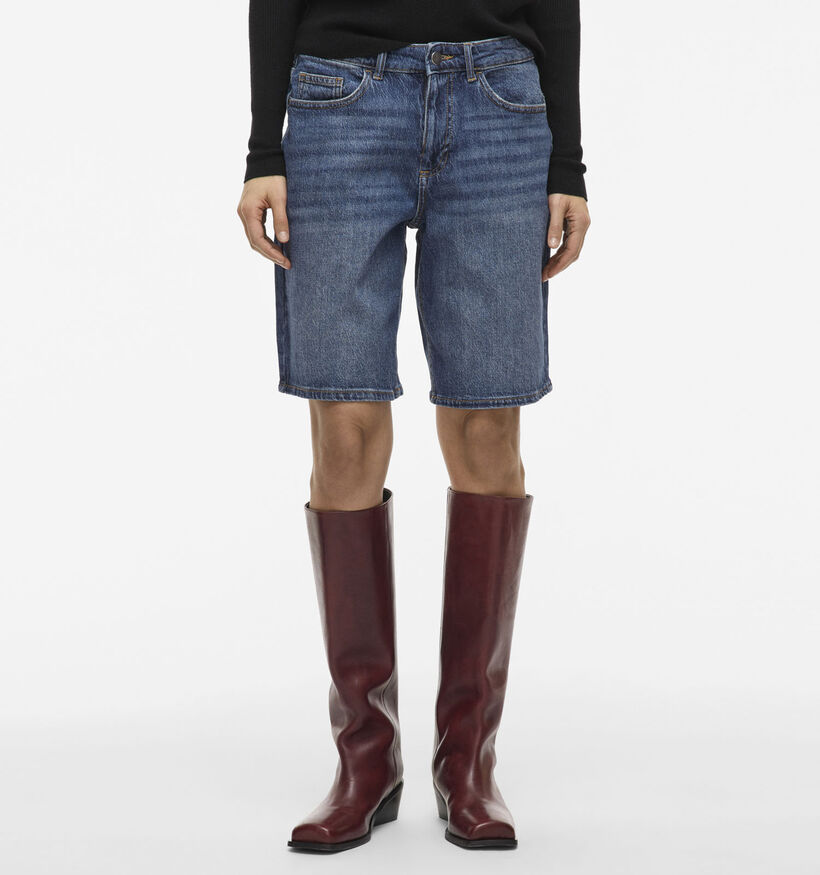 Vila Jaf Bermuda en jeans en Bleu pour femmes (357177)