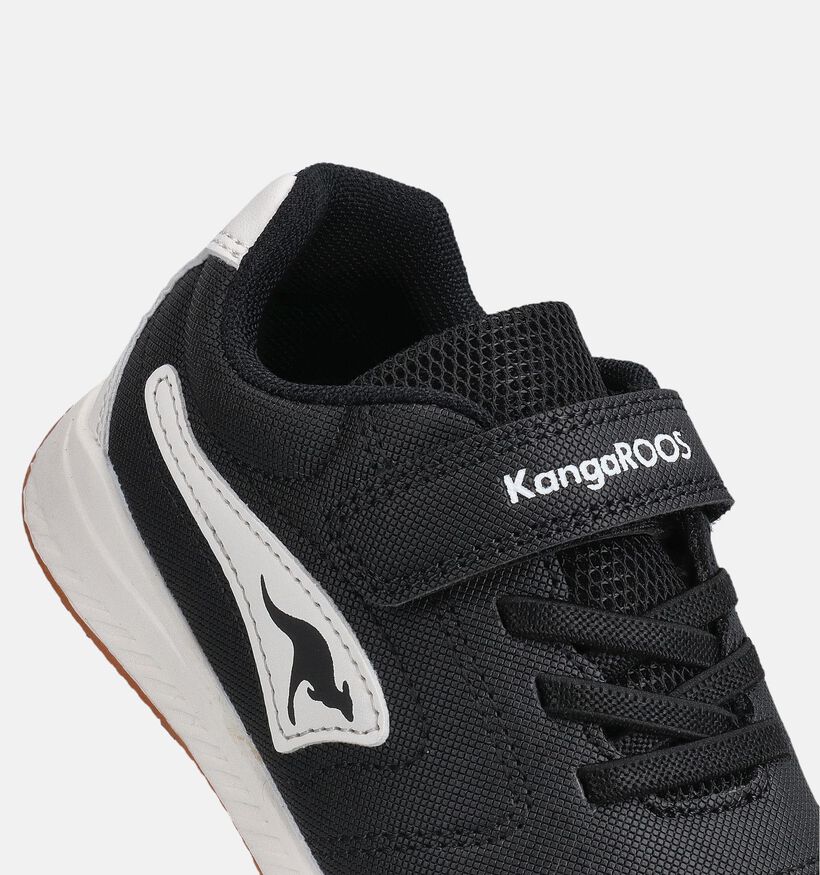 KangaROOS K5 Drib EV Baskets en Noir pour filles, gar&ccedil;ons (372011) - pour semelles orthop&eacute;diques