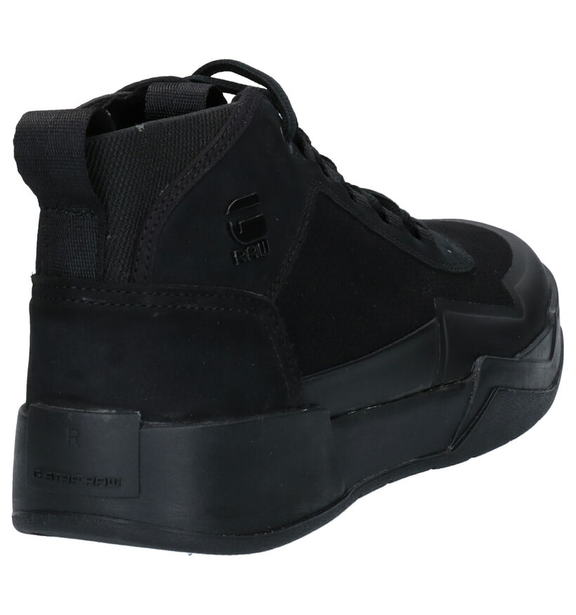 G-Star Rackam Zwarte Sneakers in daim (257713)