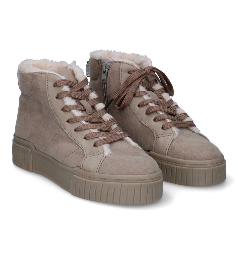 Signatur Taupe Sneakers voor dames (312861)