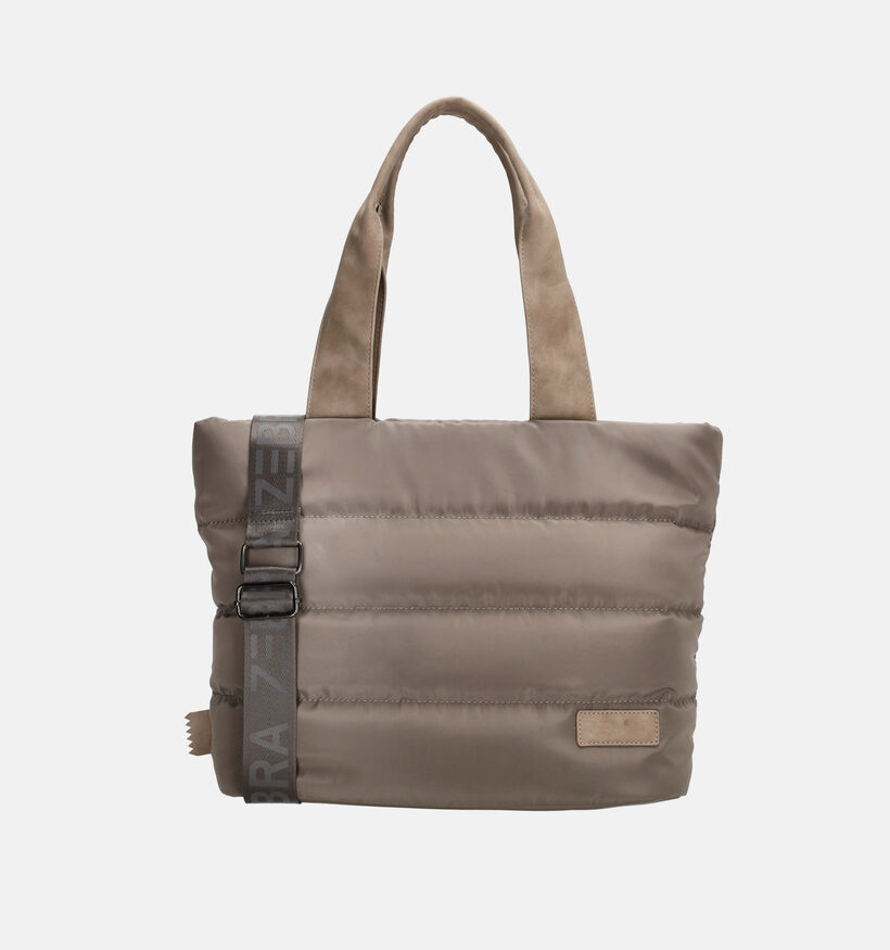 ZEBRA Elske Bruine Shoppertas met Riem voor dames (374363)