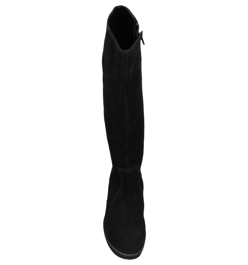 Gabor Comfort Bottes hautes en Noir en daim (231230)