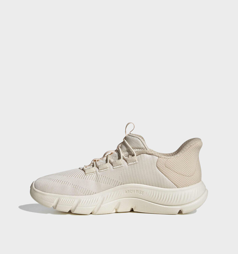 adidas Cloudfoam Flex Rapidfit Baskets sportives en Beige pour femmes (372723)