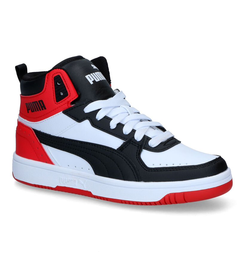 Puma Rebound Joy Baskets en Noir en simili cuir (318738)