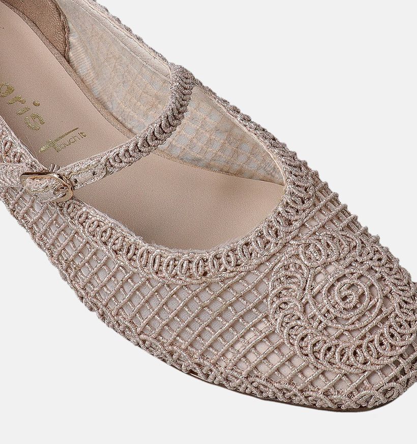 Tamaris Gouden Ballerina's met Riempje voor dames (356896)