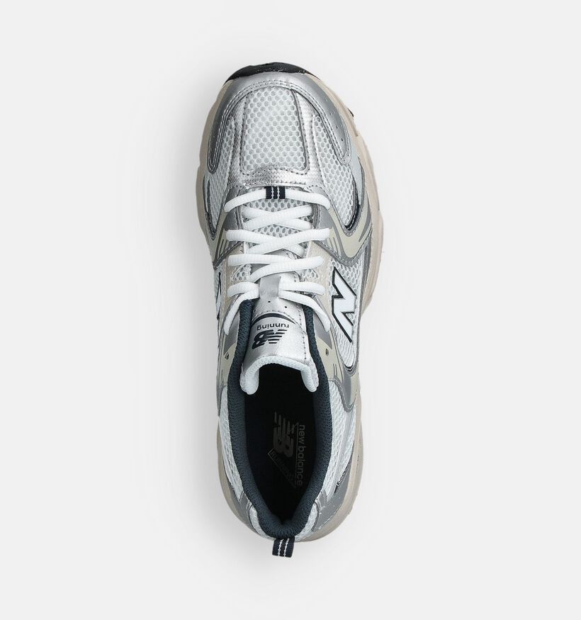 New Balance 530 Zilveren Sneakers voor jongens, meisjes (358677) - geschikt voor steunzolen