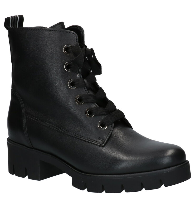 Gabor Best Fitting Bottines en Noir en cuir (260239)