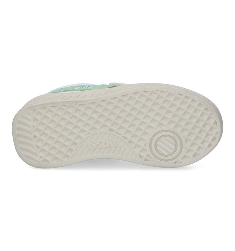 Gola Grandslam Trident Strap Baskets en Blanc pour filles (345131) - pour semelles orthopédiques