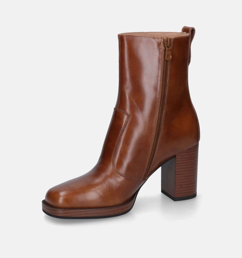 NeroGiardini Bottines à talons en Cognac pour femmes (316043)