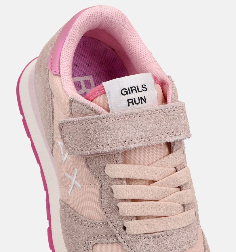 Sun68 Ally Roze Lage Sneakers voor meisjes (369057) - geschikt voor steunzolen