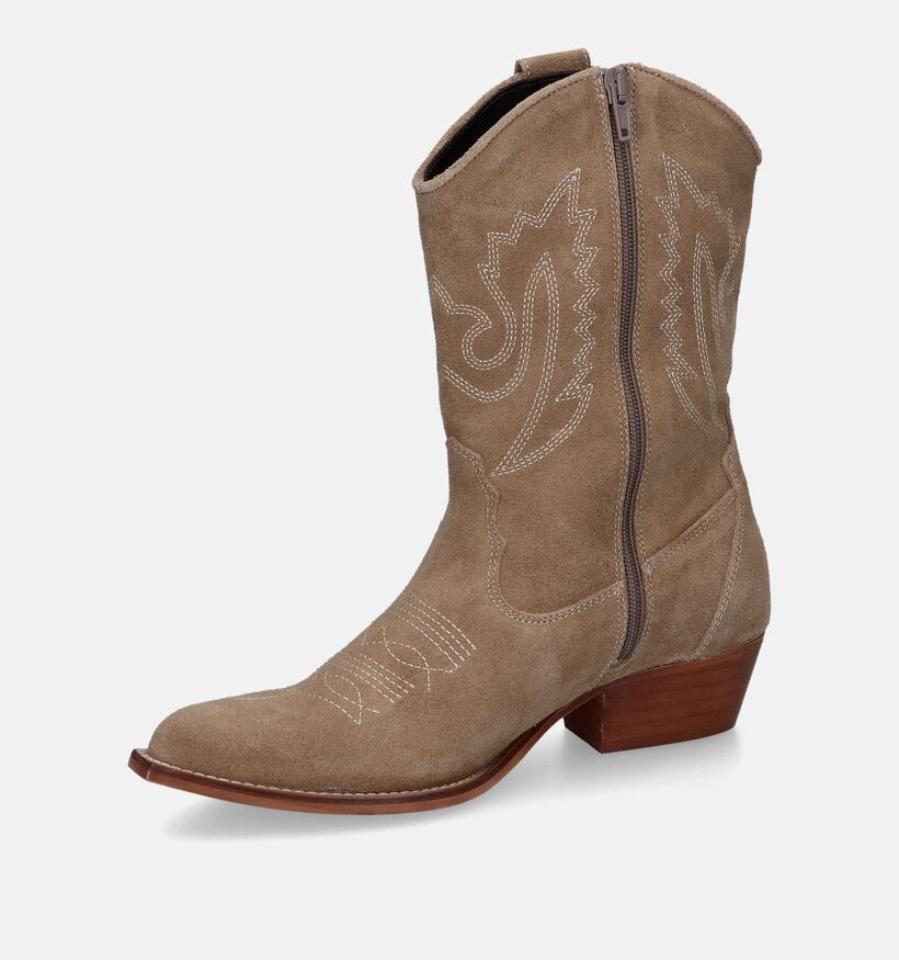 Poelman Naturel Cowboy Boots voor dames (324926)