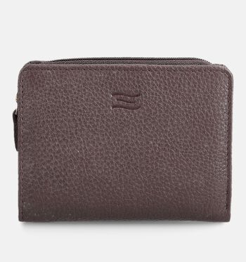 Crinkles Portemonnees Zwart/Bruin/Beige/Goud/Blauw/Bordeaux/Groen