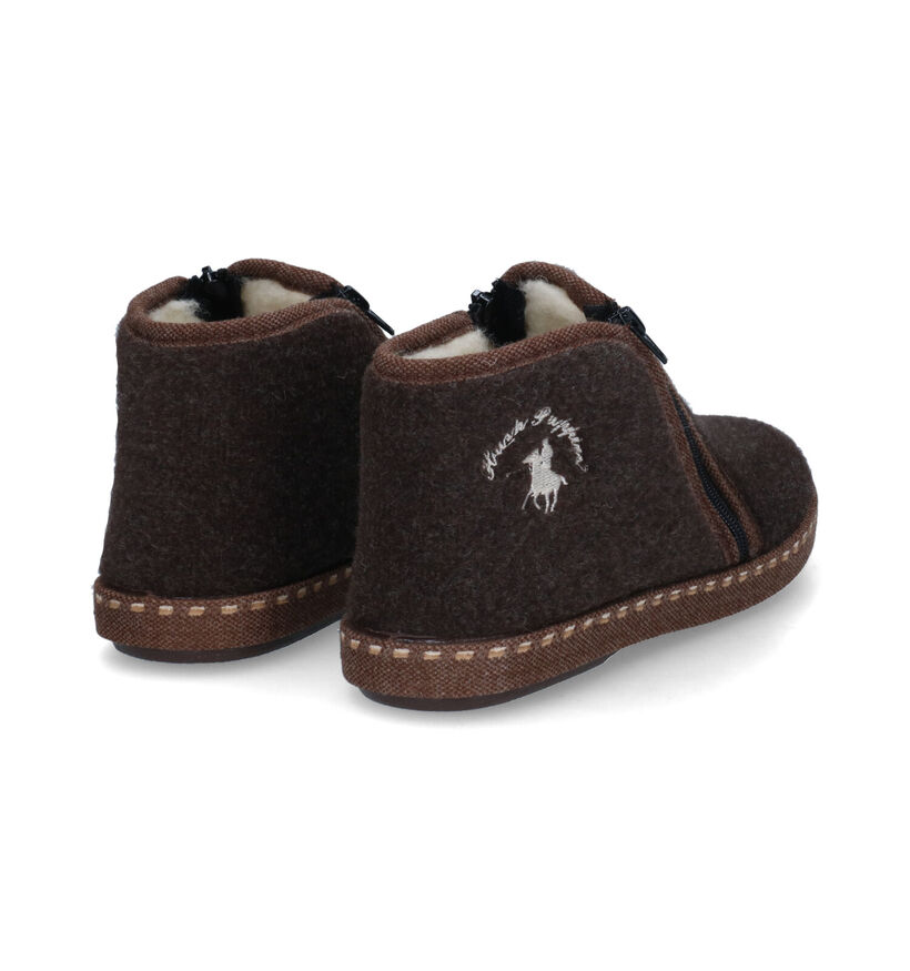 Hush Puppies Douvent Bruine Hoge pantoffels voor heren (330021)