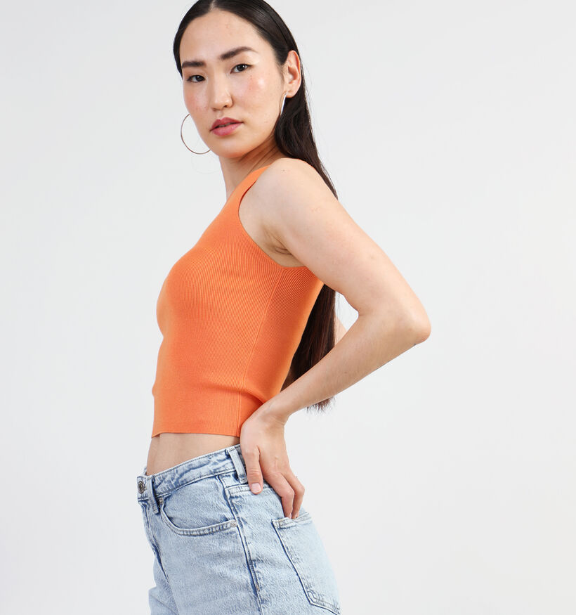 JDY Cirkeline Oranje One shoulder top voor dames (342181)