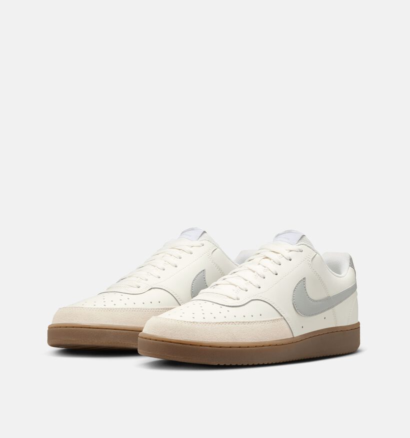 Nike Court Vision Baskets basses en Beige pour hommes (355900)