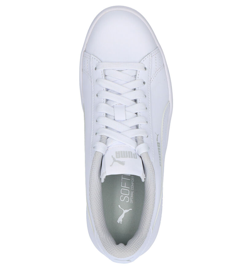 Puma Smash Sneakers en Blanc en cuir (265646)
