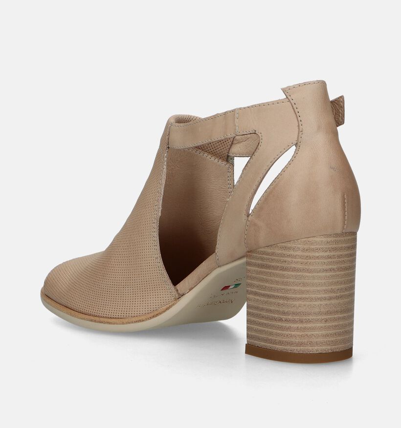 NeroGiardini Sandales avec talon en Taupe pour femmes (337155)