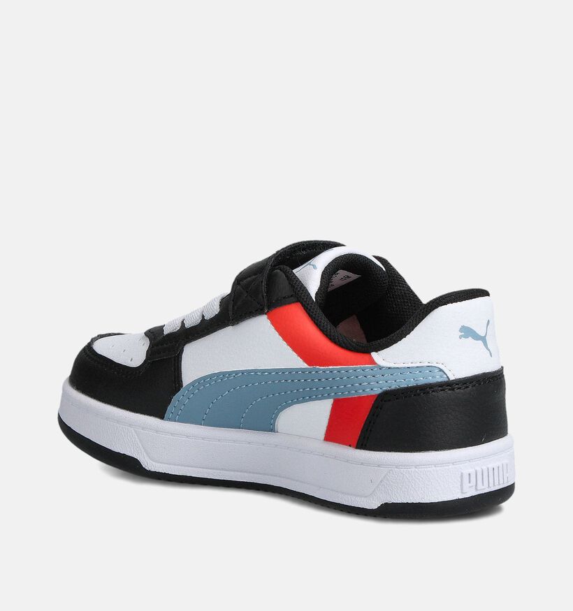Puma Caven 2.0 Block Witte/Zwarte Sneakers voor meisjes, jongens (359188) - geschikt voor steunzolen