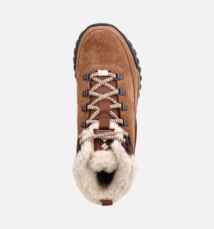 Columbia Burnsider Cozy Cognac Wandelschoenen voor dames (377304) - geschikt voor steunzolen