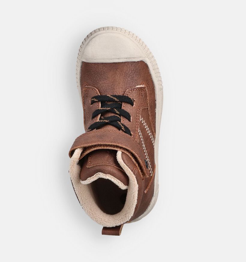 Milo & Mila Bruine Veterboots voor jongens (364661) - geschikt voor steunzolen