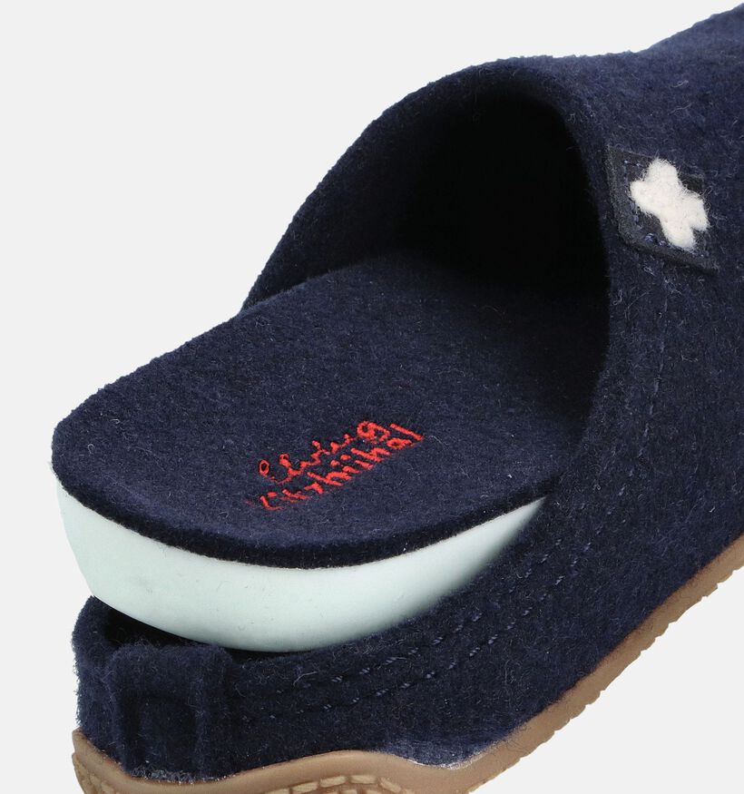 Living Kitzbühel Donkerblauwe Pantoffels voor dames (364880) - geschikt voor steunzolen
