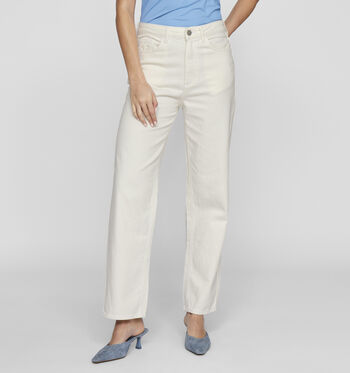Vila Jeans Wit/Blauw
