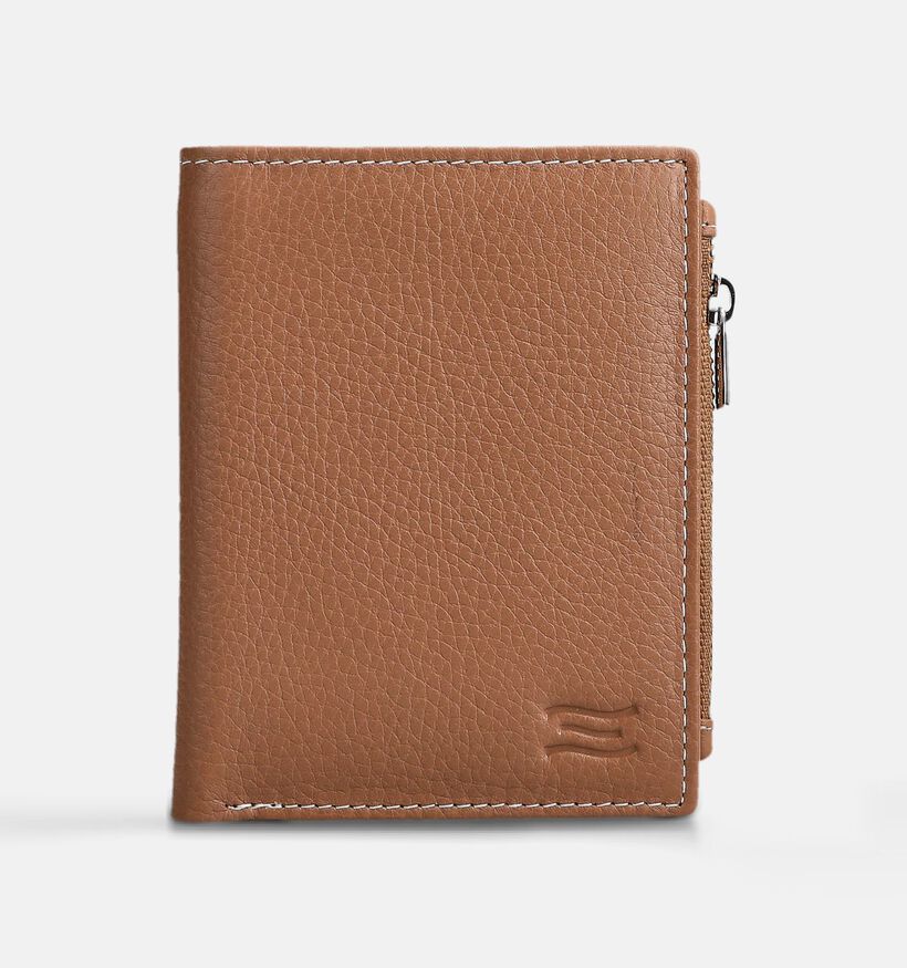 Crinkles Cognac Portemonnee voor dames (373838)