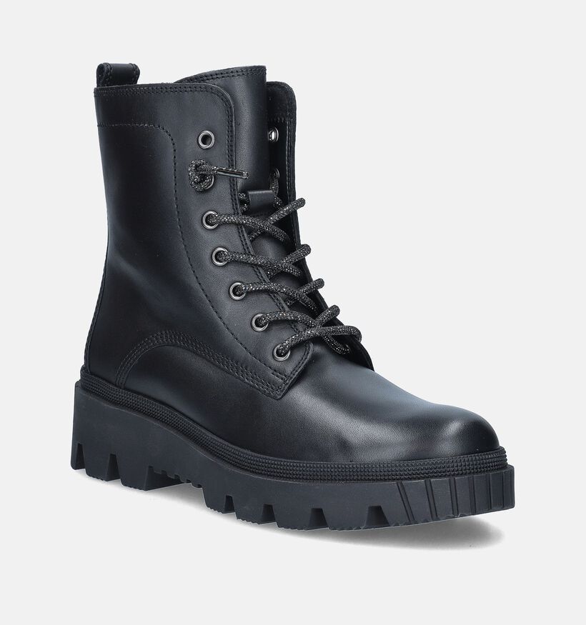 Gabor Best Fitting Bottines en Noir pour femmes (347057) - pour semelles orthopédiques