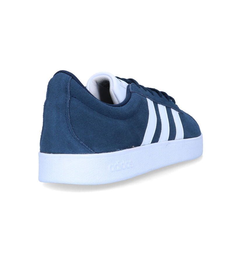 adidas VL Court 2.0 Baskets en Bleu pour hommes (324922) - pour semelles orthopédiques