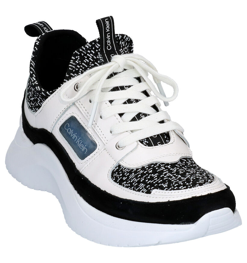 Calvin Klein Ultra Witte Lage Sneakers in leer (269196)